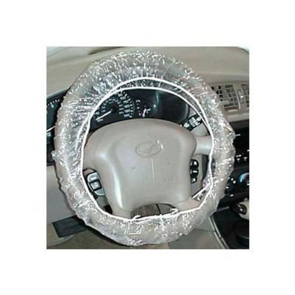 Johndow Industries JohnDow Plastic Steering Wheel Covers, Clear - 500 Covers/Case - SWC-5 SWC-5